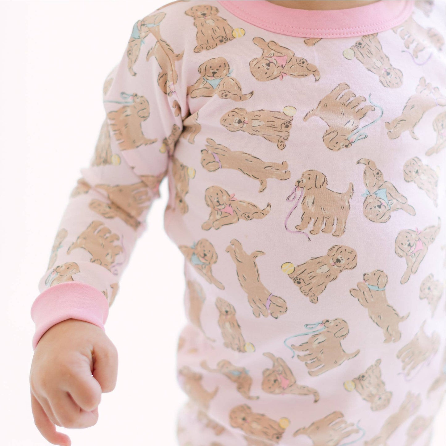 Blush Harvey Retriever Dreams Pajamas