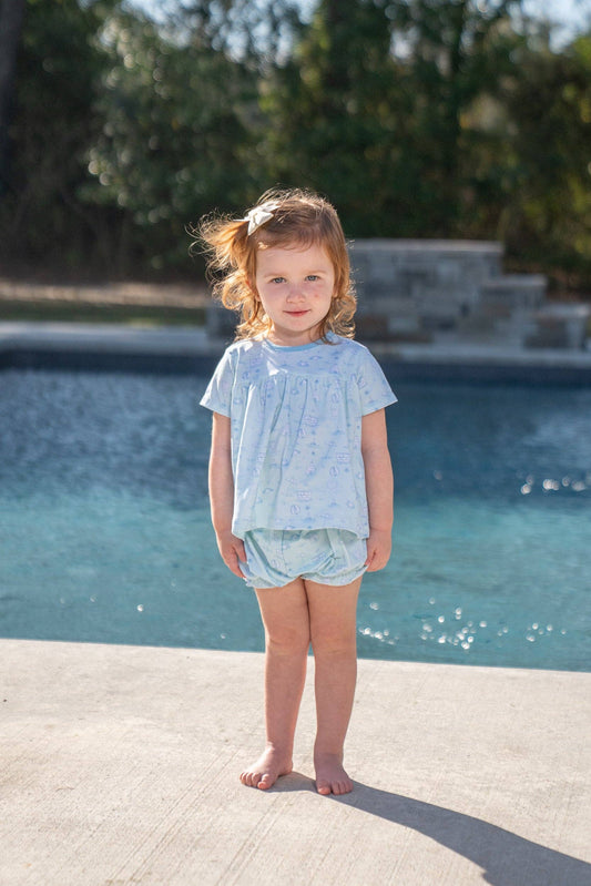 Boardwalk Bloomer Set Lowcountry Littlewear