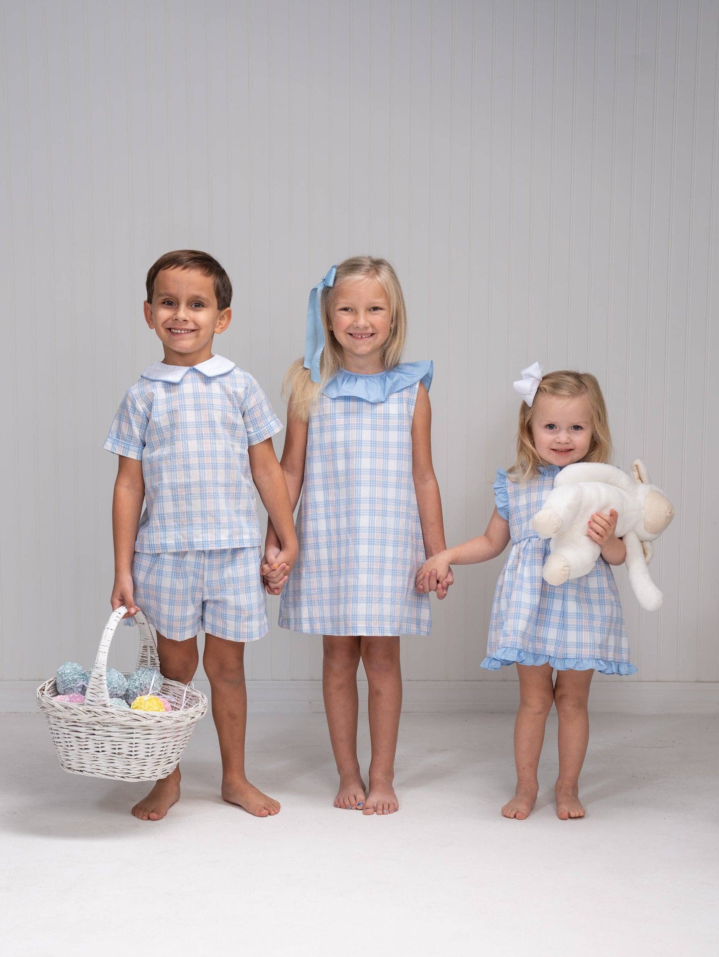 Charlotte Plaid Bloomer Set