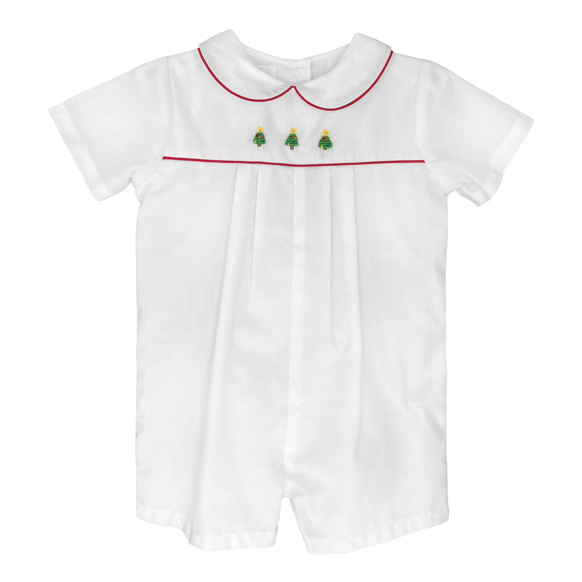 Christmas Embroidered Romper Petit Ami & Zubels