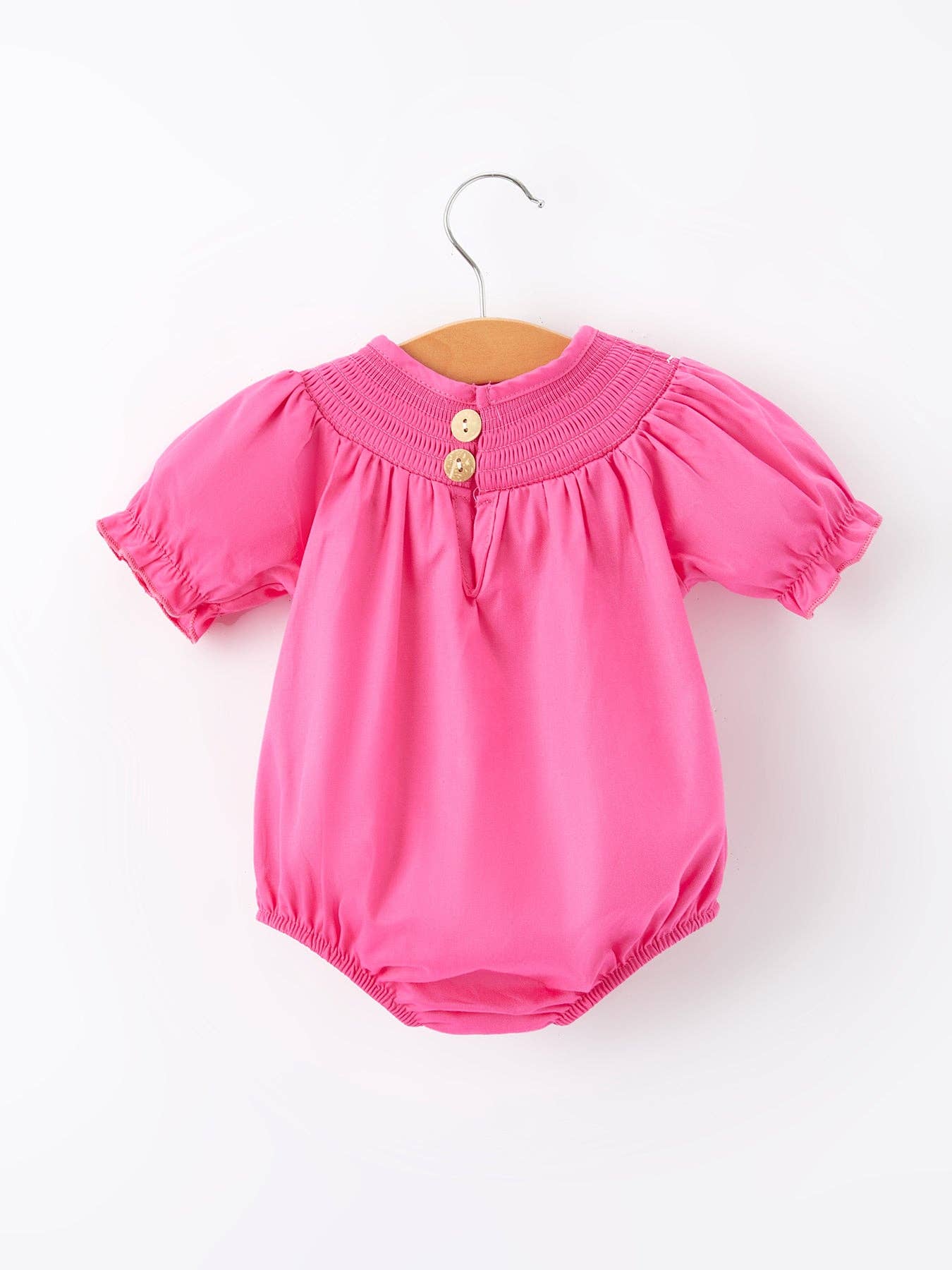 Hot Pink Bow Bubble Lowcountry Littlewear
