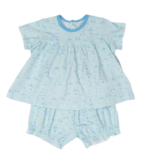 Boardwalk Bloomer Set Lowcountry Littlewear