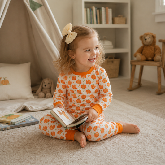 Pumpkin Grove Long Pajamas Magnolia Baby