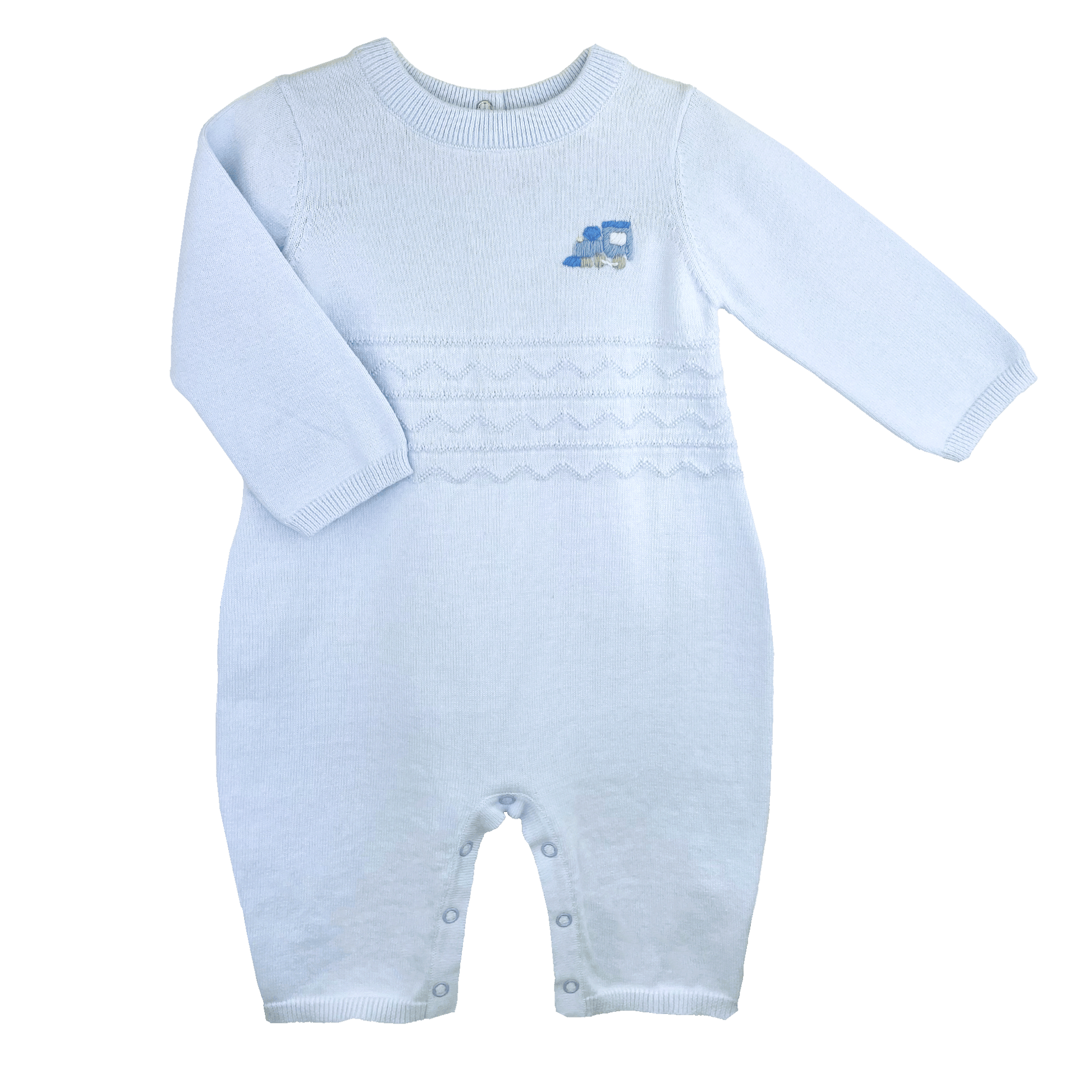 Embroidered Train Lightweight Knit Longall Lowcountry Littlewear