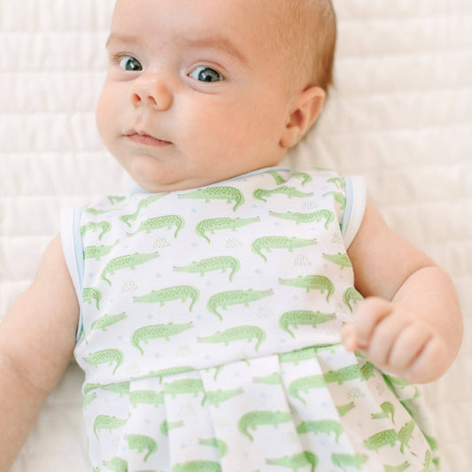 Bayou Baby Print Bubble - Light Blue Magnolia Baby