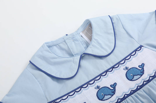 Whaley Cute Smocked Bubble Lowcountry Littlewear