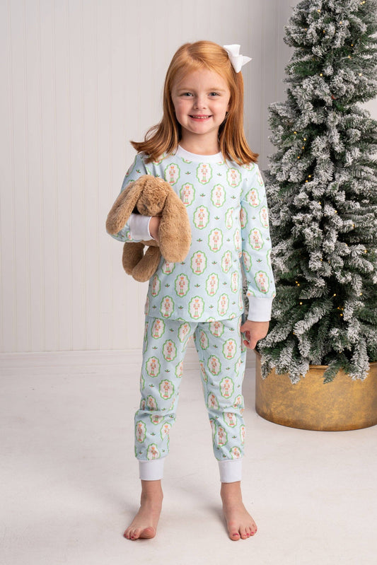 Blue Nutcracker Lounge Set The Oaks Apparel Company