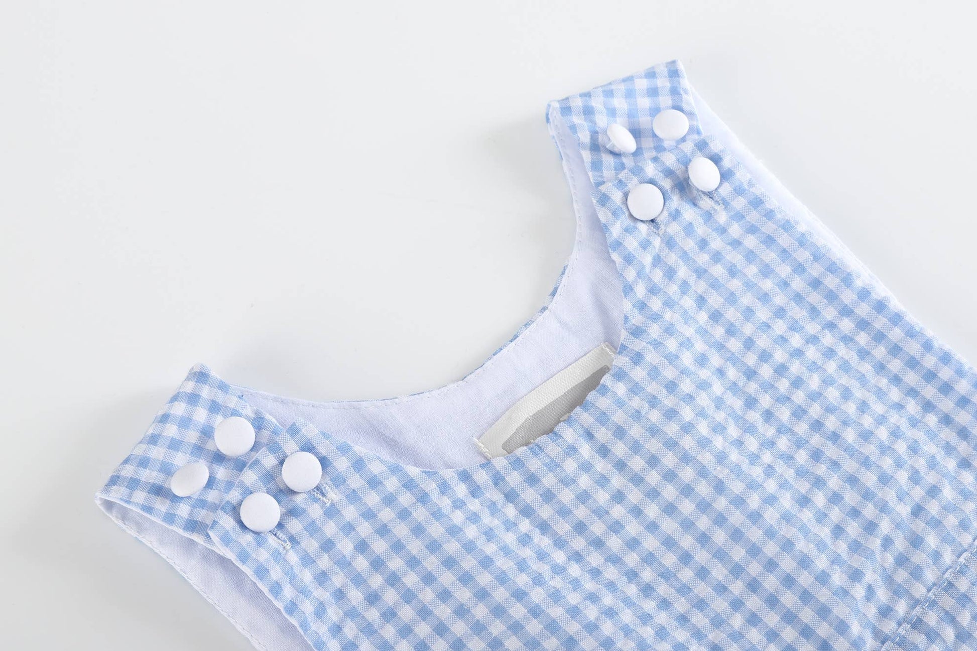 Light Blue Gingham Jon Jons Lowcountry Littlewear