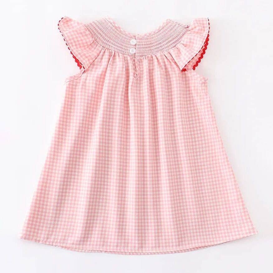 Strawberry Patch Smocked Dress