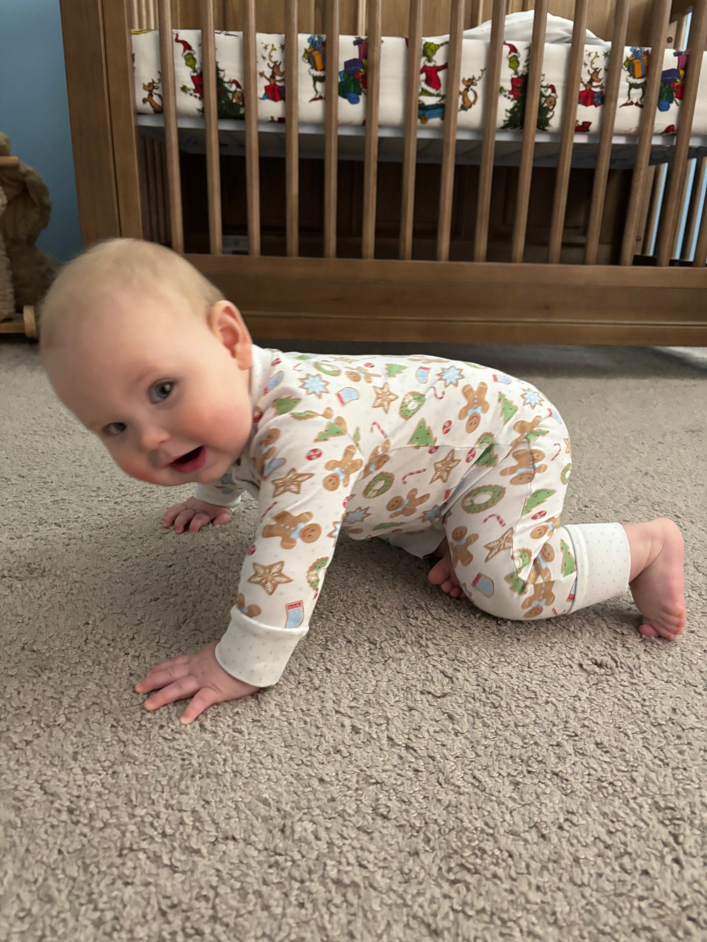 Frosted Wonderland Zip Pajamas Magnolia Baby