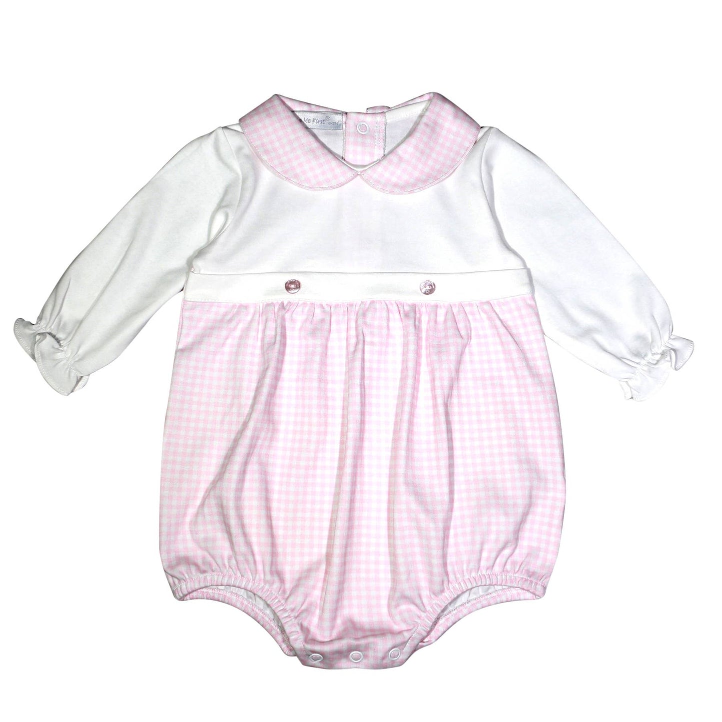 Blush Grove Gingham Bubble Lowcountry Littlewear
