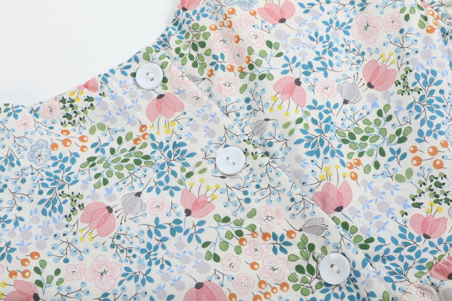 Blossom Breeze Smocked Romper Lowcountry Littlewear