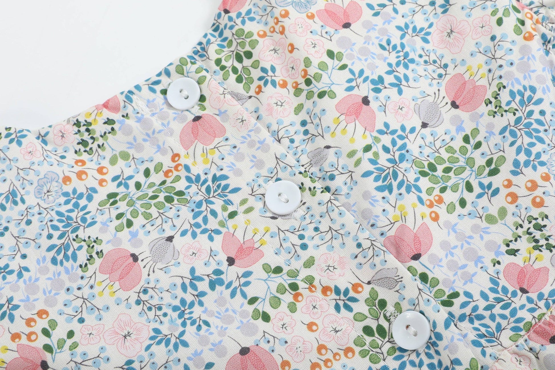 Blossom Breeze Smocked Romper Lowcountry Littlewear