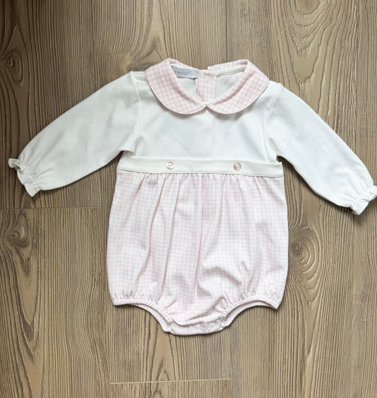 Blush Grove Gingham Bubble Lowcountry Littlewear