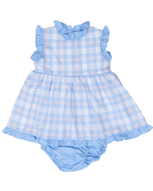 Charlotte Plaid Bloomer Set