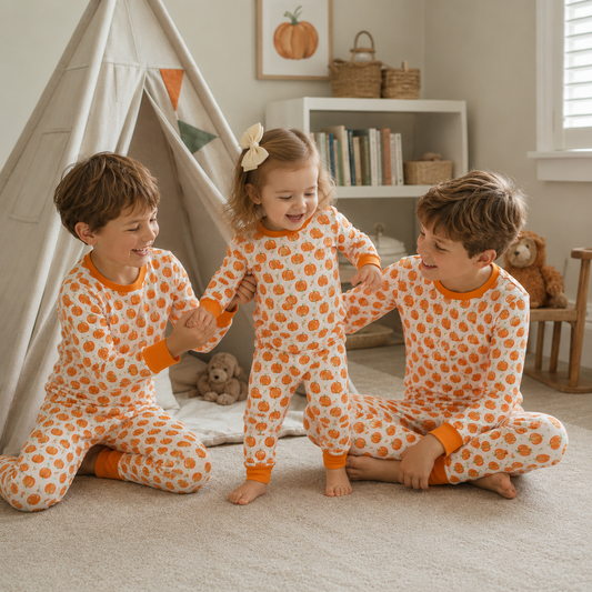 Pumpkin Grove Long Pajamas Magnolia Baby
