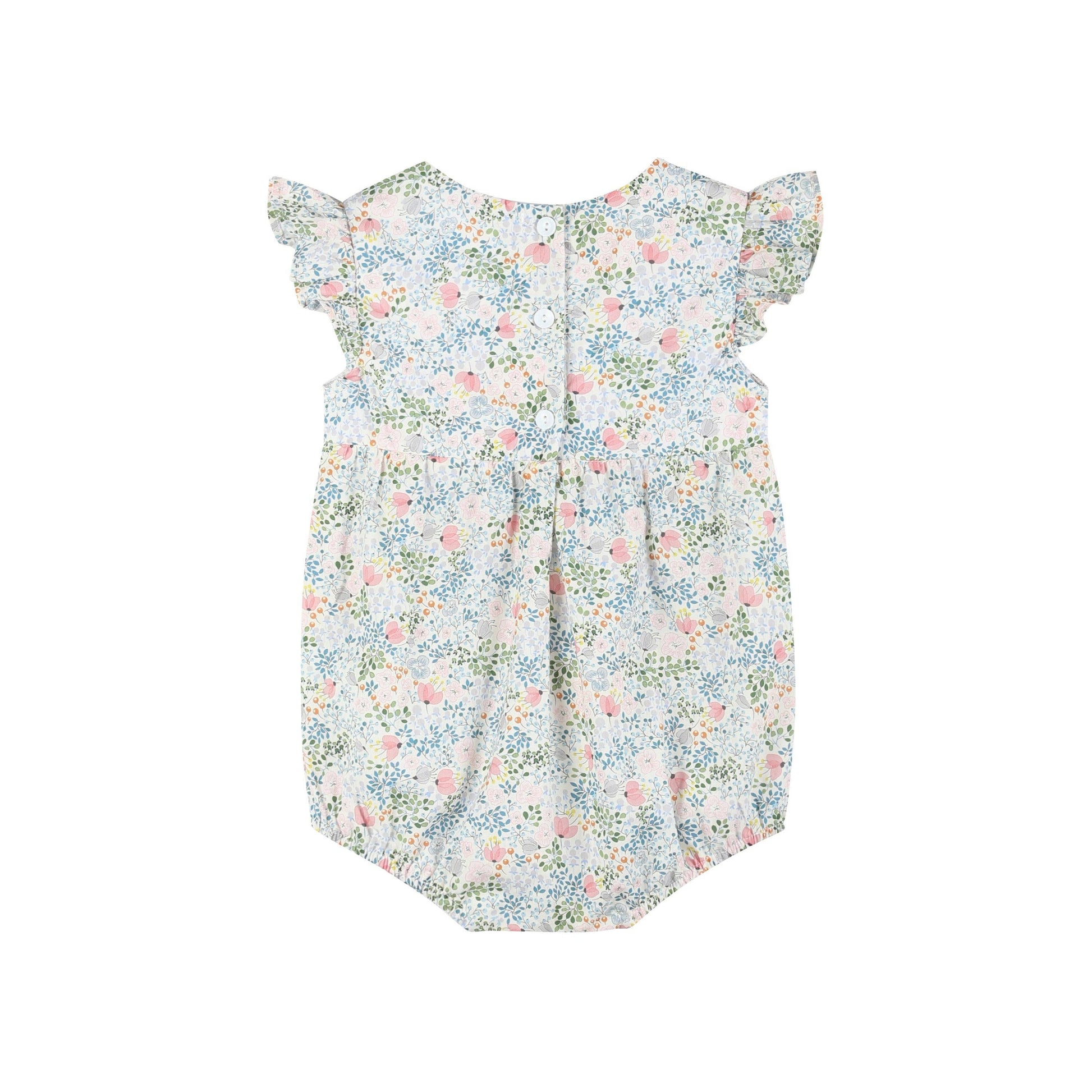 Blossom Breeze Smocked Romper Lowcountry Littlewear