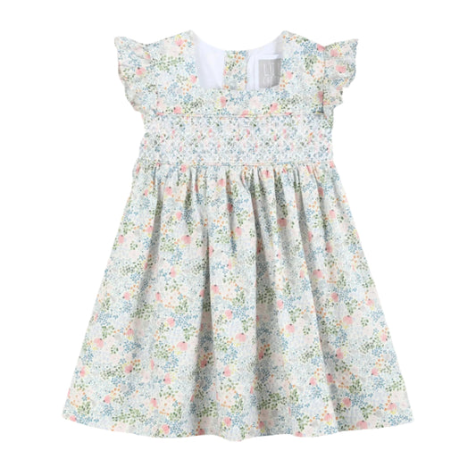 Blossom Breeze Smocked Flutter Dress Lowcountry Littlewear