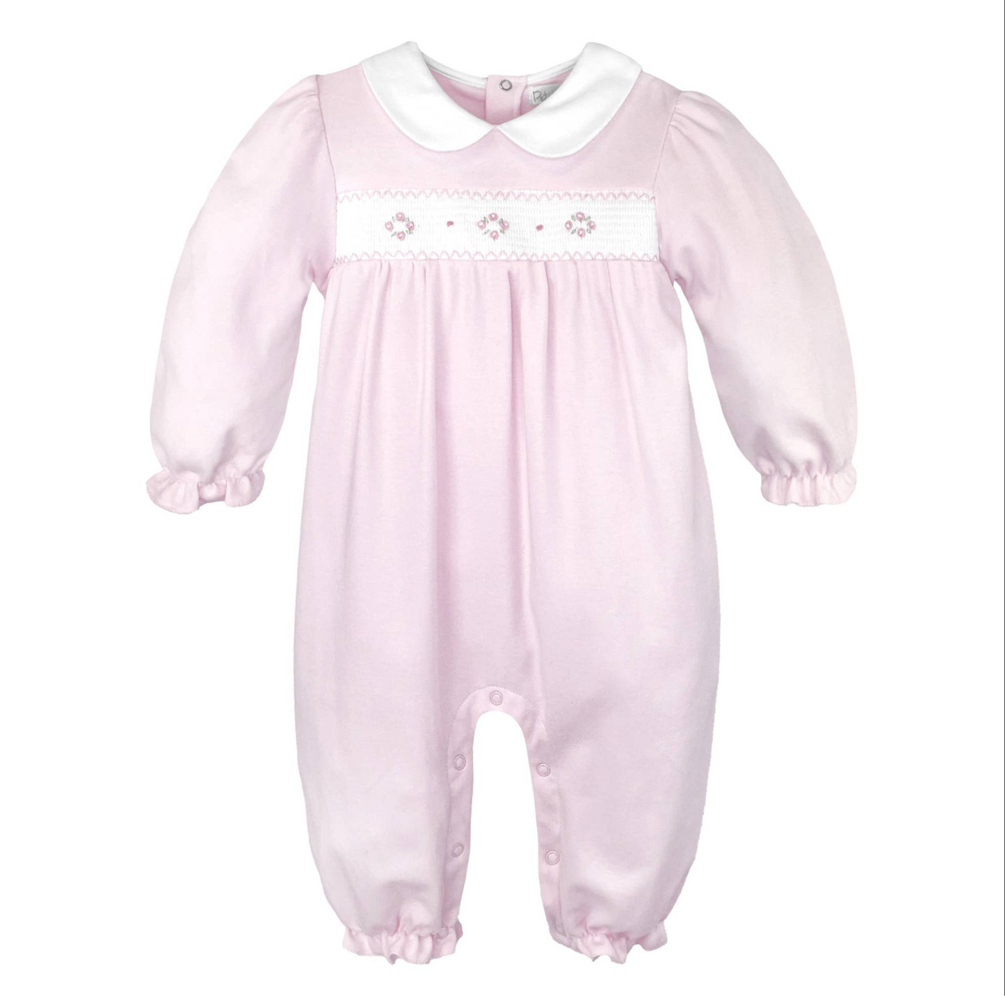 Smocked Flower Knit Longall