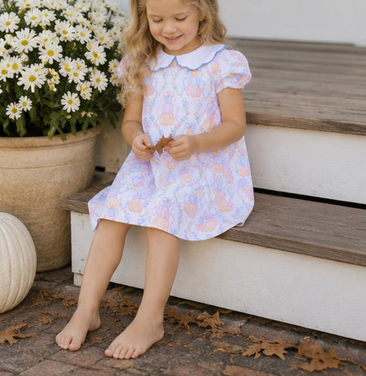 Presley Pumpkin Trellis Dress The Oaks Apparel Company