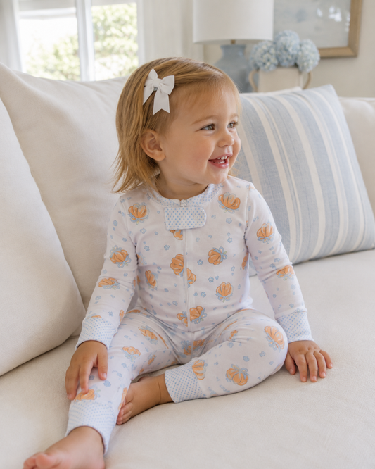 Prettiest in the Patch Zip Pajamas Magnolia Baby
