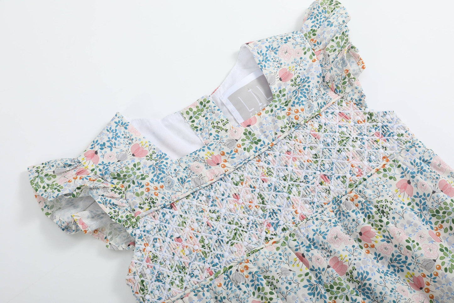 Blossom Breeze Smocked Romper Lowcountry Littlewear