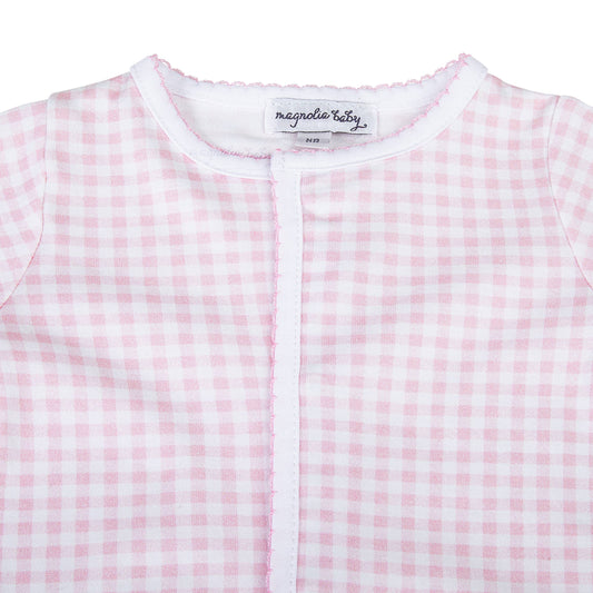 Mini Checks Footie Lowcountry Littlewear