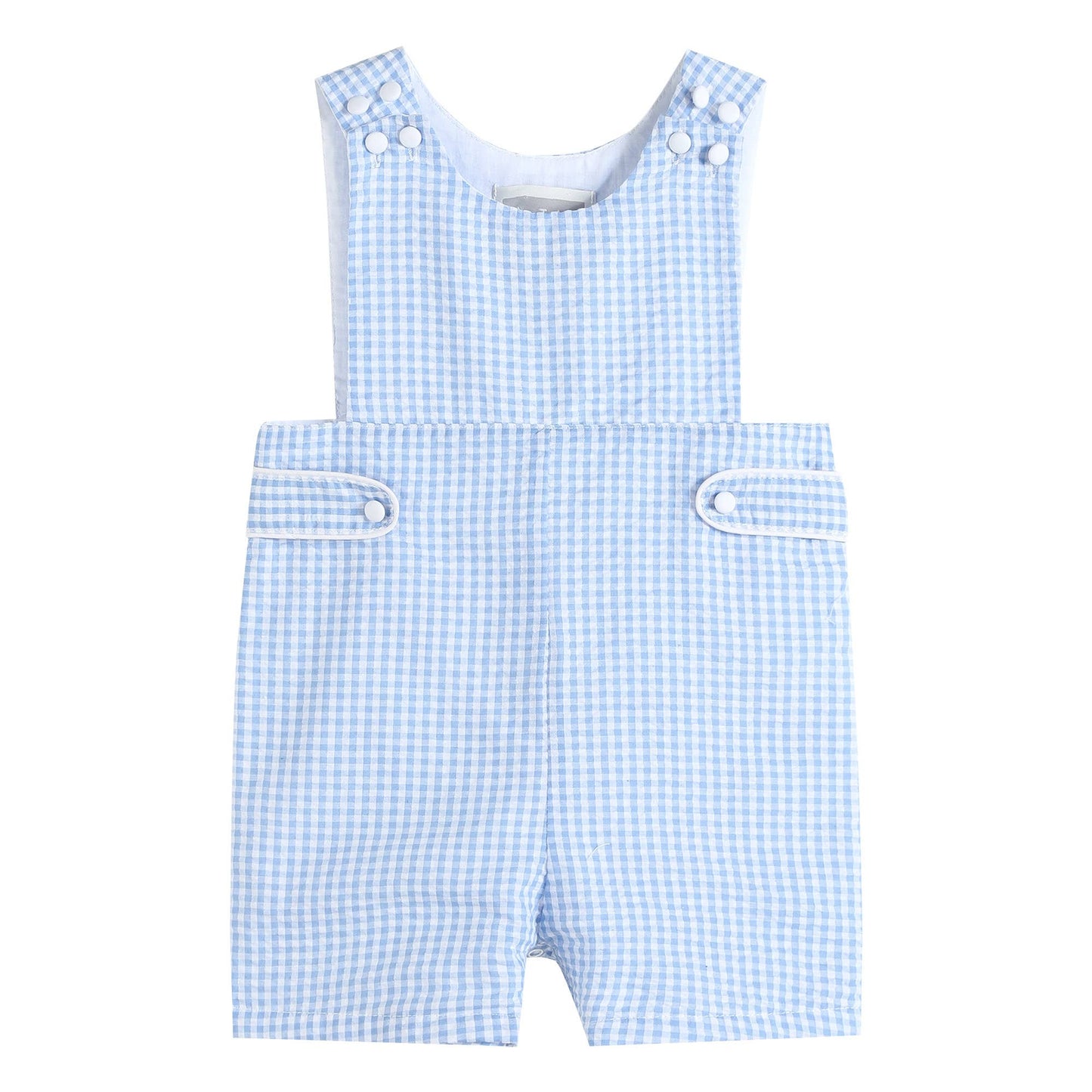 Light Blue Gingham Jon Jons Lowcountry Littlewear