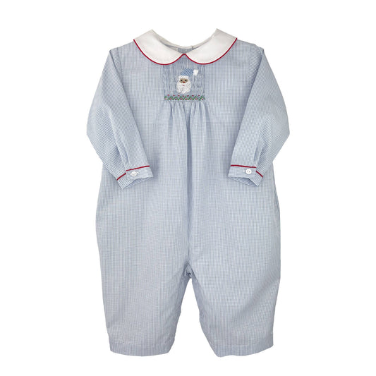 Longall with Hand Picture Smocked Santa Petit Ami & Zubels