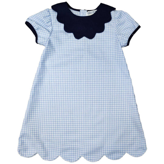 Hampton Blue Plaid Dress