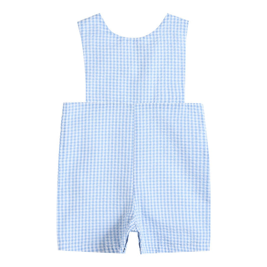 Light Blue Gingham Jon Jons Lowcountry Littlewear