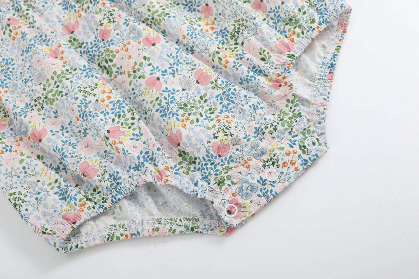 Blossom Breeze Smocked Romper Lowcountry Littlewear