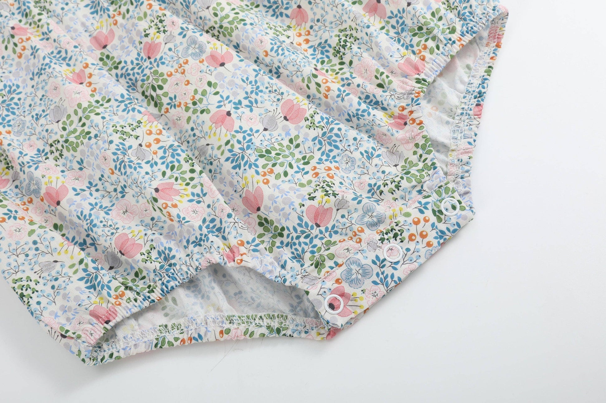 Blossom Breeze Smocked Romper Lowcountry Littlewear