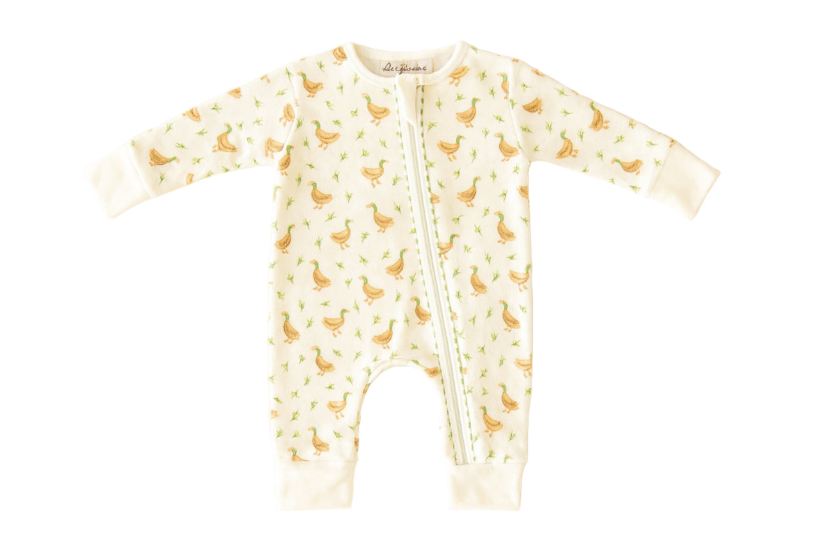 Meadowland Mallards Zip Playsuit Magnolia Baby