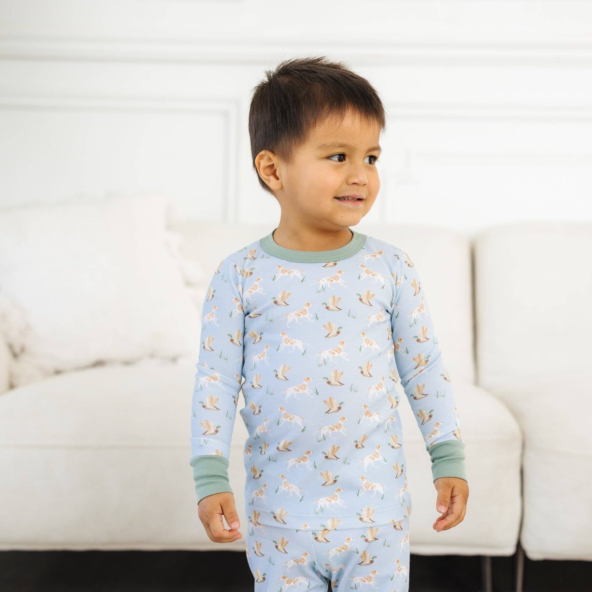 Duck and Hound Long Pajamas Magnolia Baby