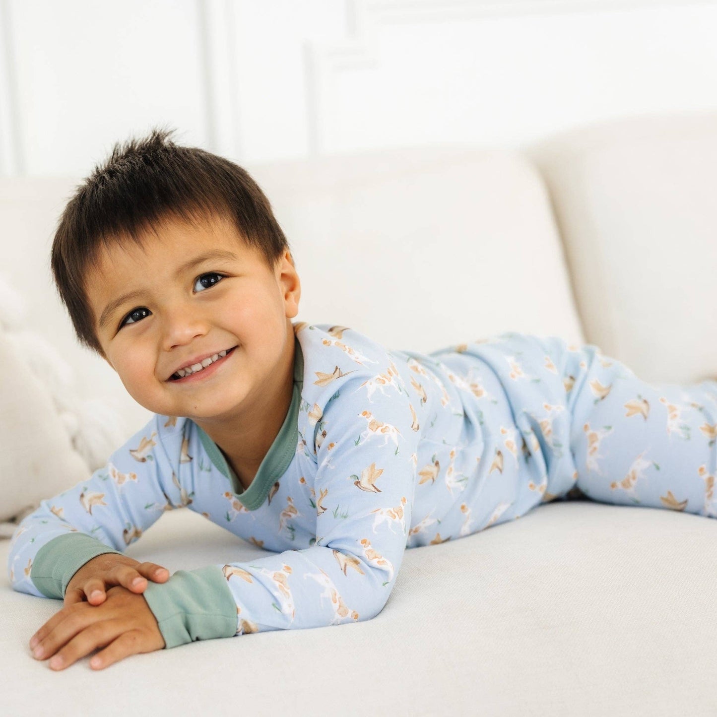 Duck and Hound Long Pajamas Magnolia Baby