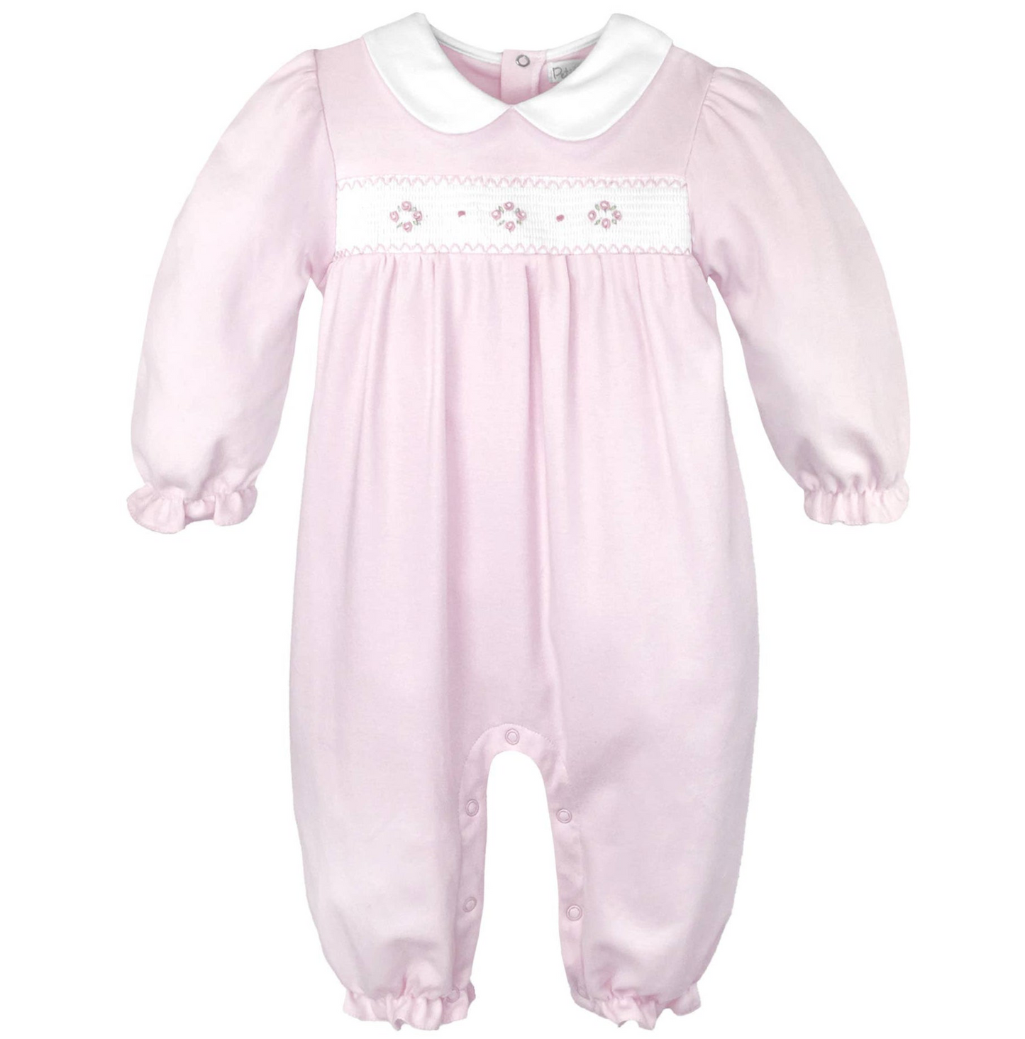 Smocked Flower Knit Longall