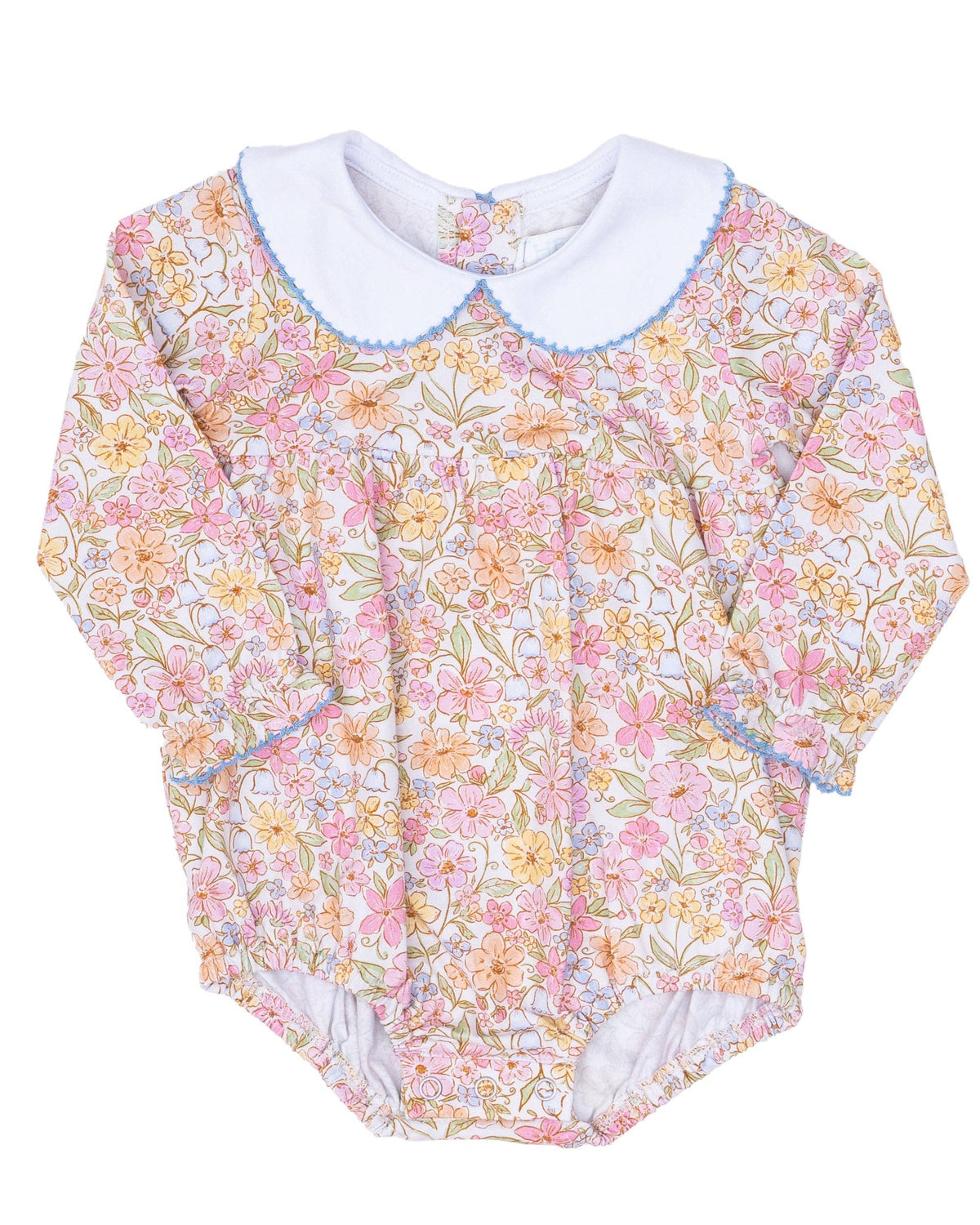Mary Mills Watercolor Wildflower Bubble The Oaks Apparel Company
