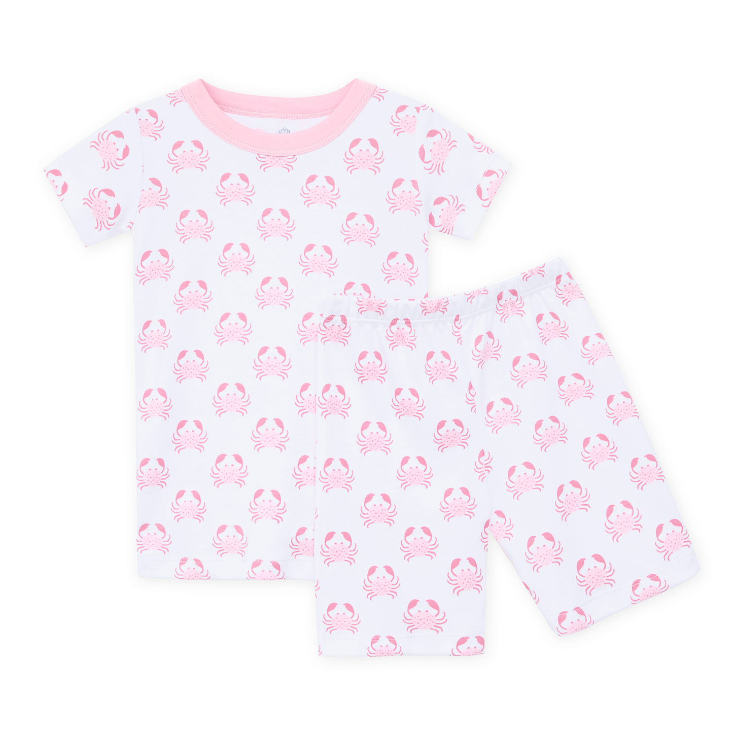 Little Crawlers Short Pajamas - Pink Magnolia Baby