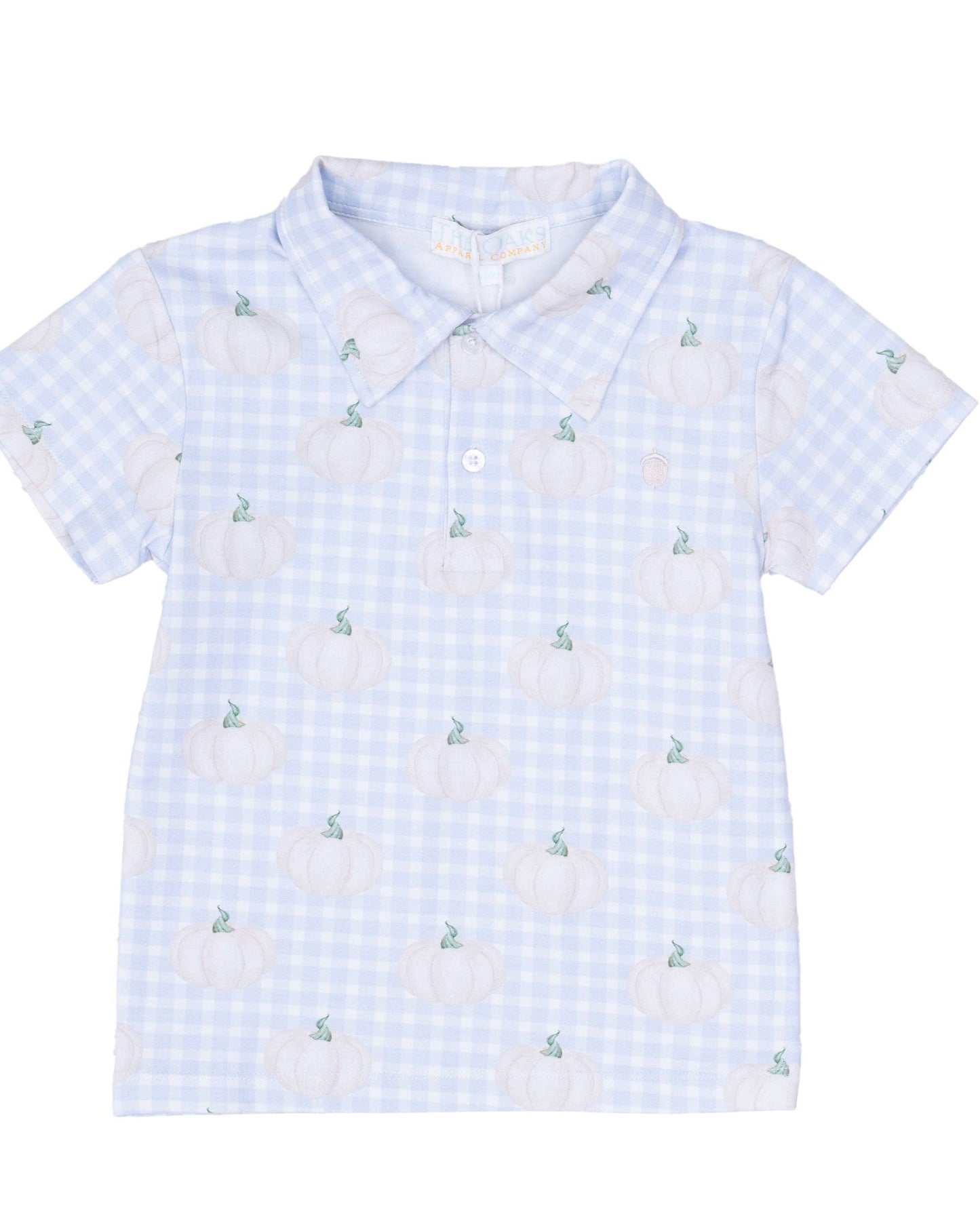 Pumpkin Patch Plaid Polo The Oaks Apparel Company