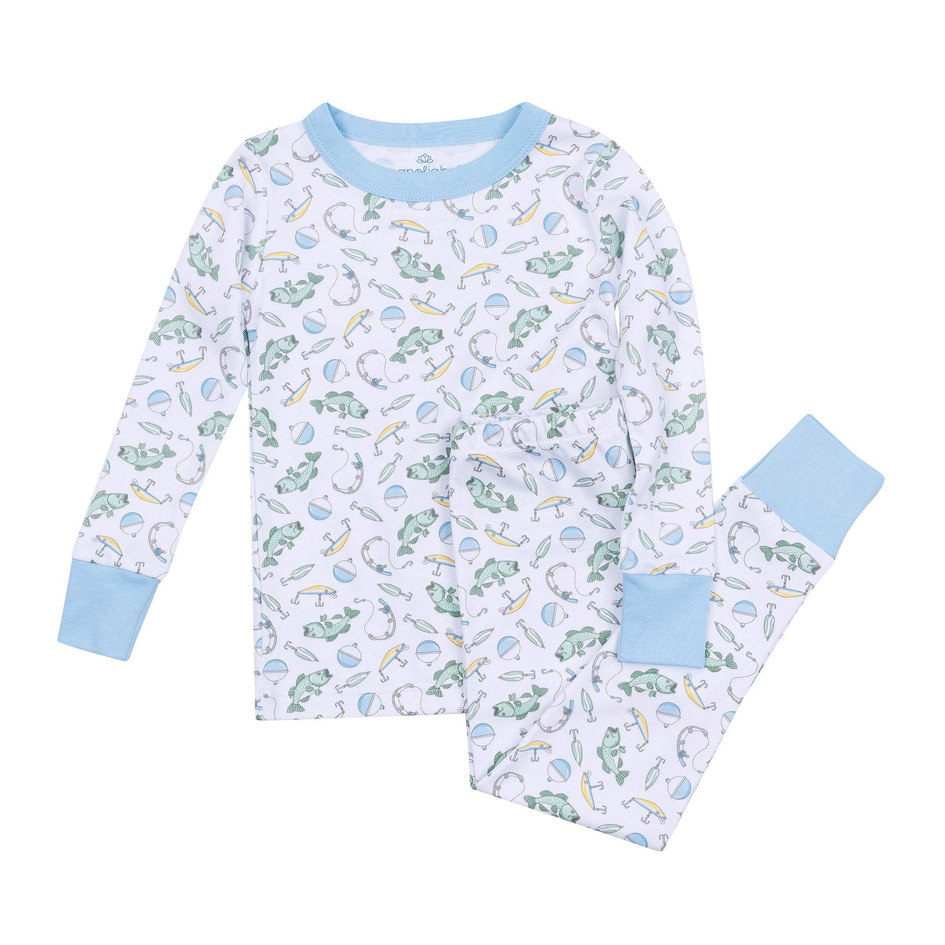 Hook, Line and Sinker Long Pajamas Magnolia Baby