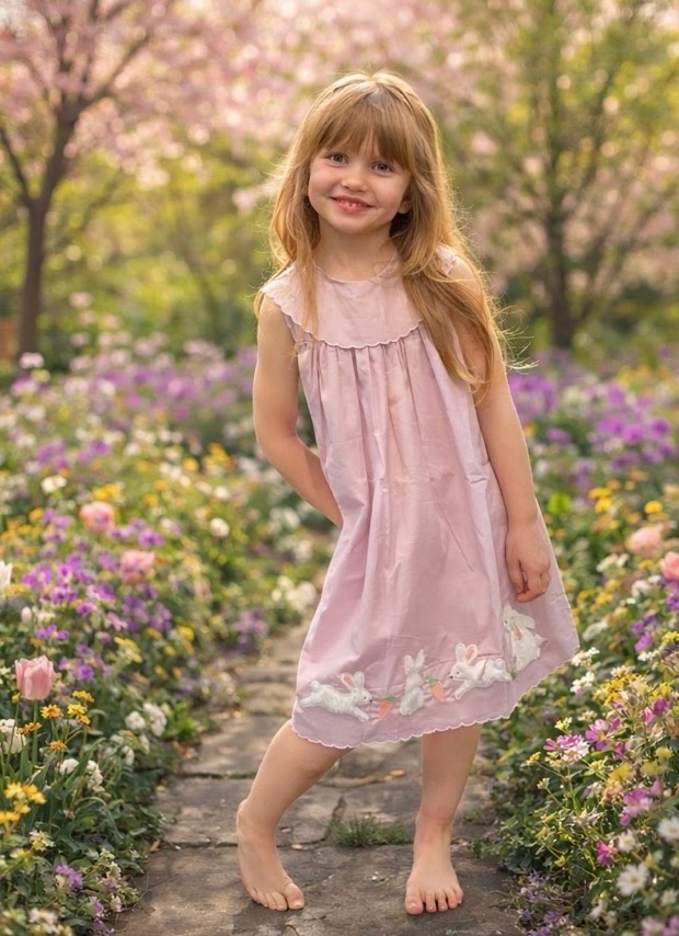 Lavender Bunny Dress Lil Cactus