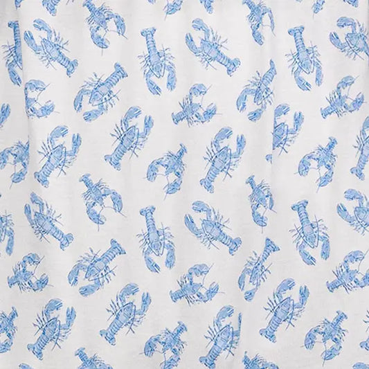 Lobster Pinchers Henley Romper Feather Baby