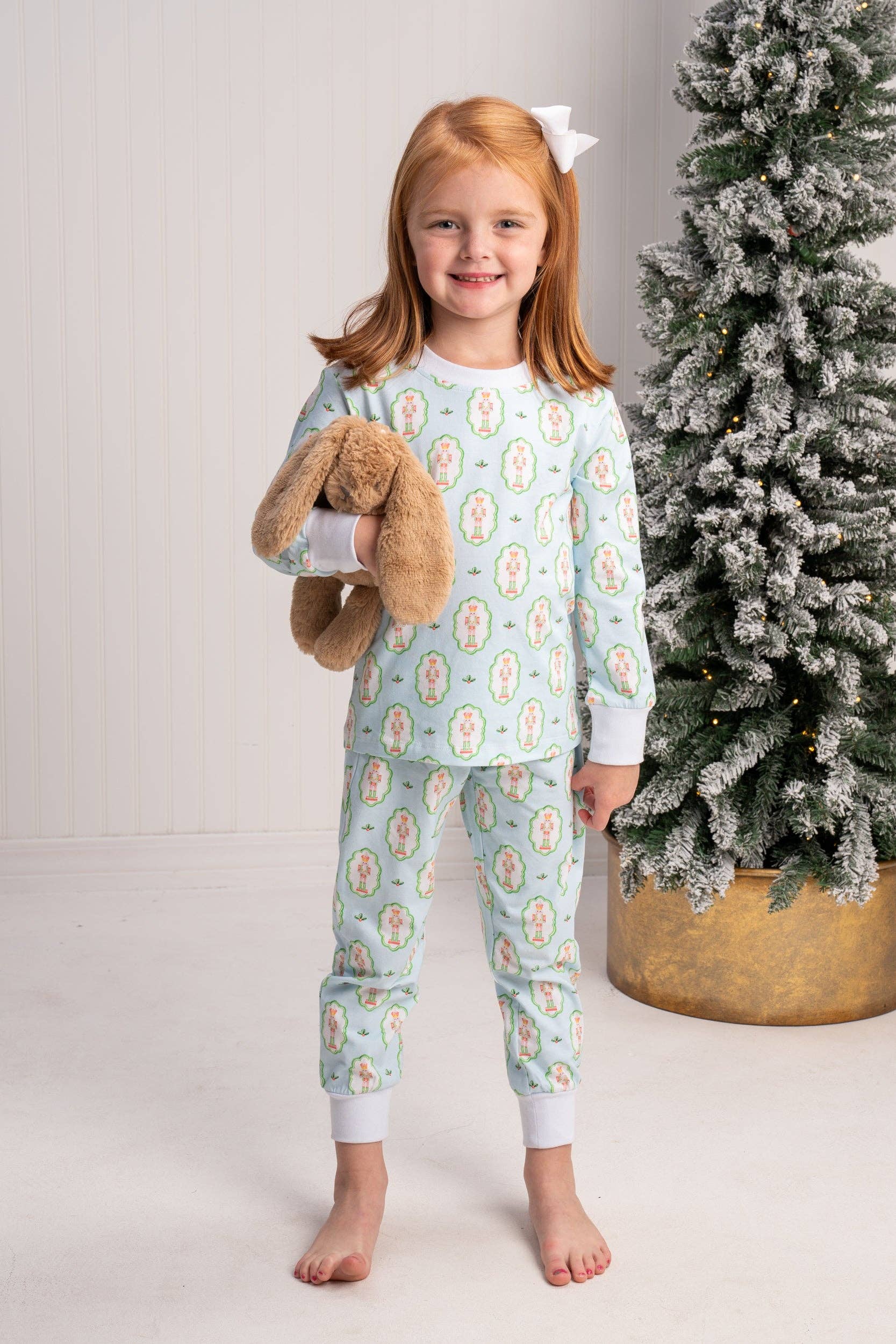 Blue Nutcracker Lounge Set The Oaks Apparel Company