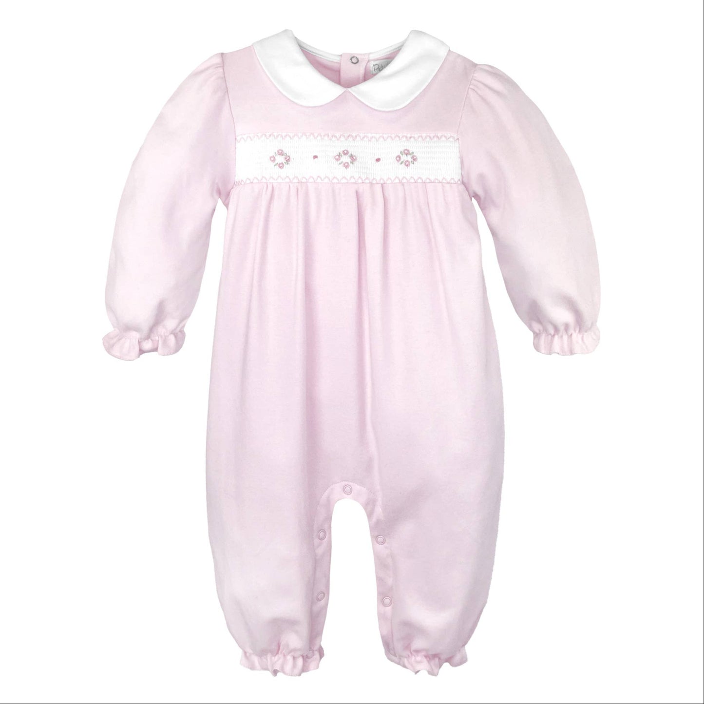 Smocked Flower Knit Longall