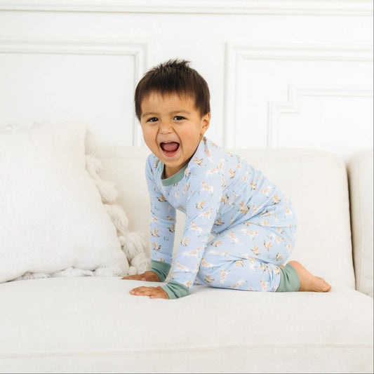 Duck and Hound Long Pajamas Magnolia Baby