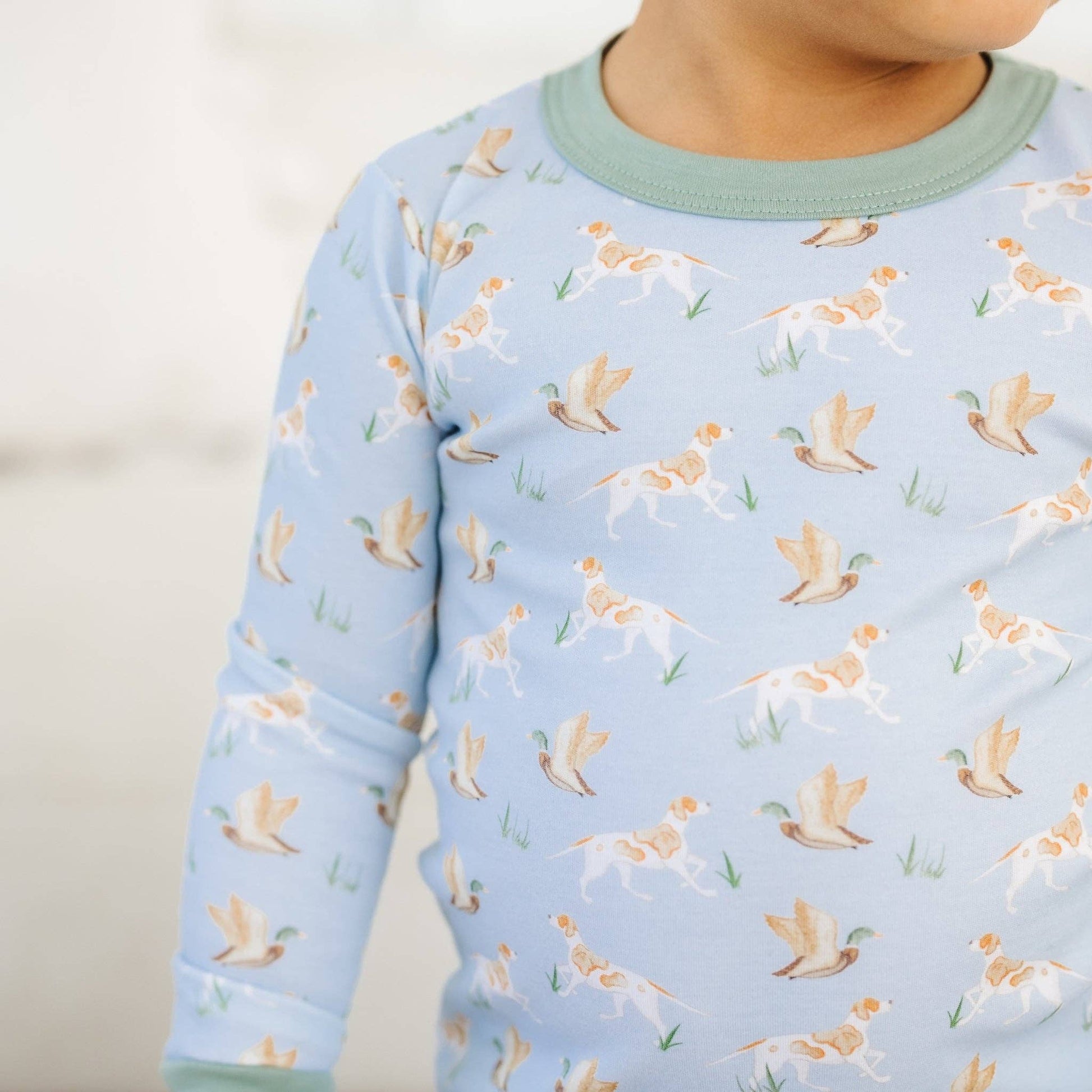Duck and Hound Long Pajamas Magnolia Baby