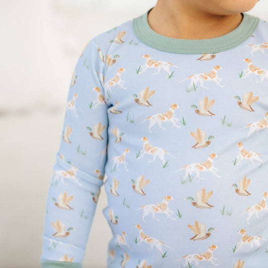 Duck and Hound Long Pajamas Magnolia Baby