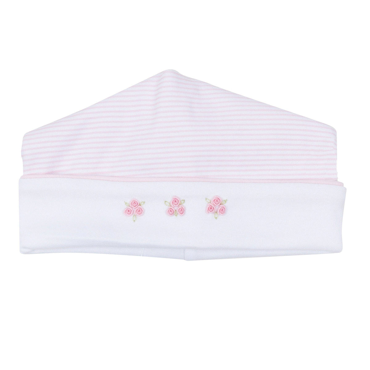 Anna Hand-Embroidered Hat - Pink Magnolia Baby
