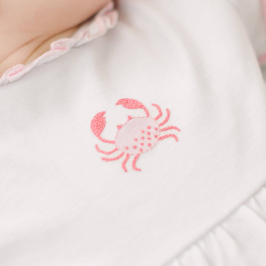 Little Crawlers Embroidered Ruffle Bubble Magnolia Baby